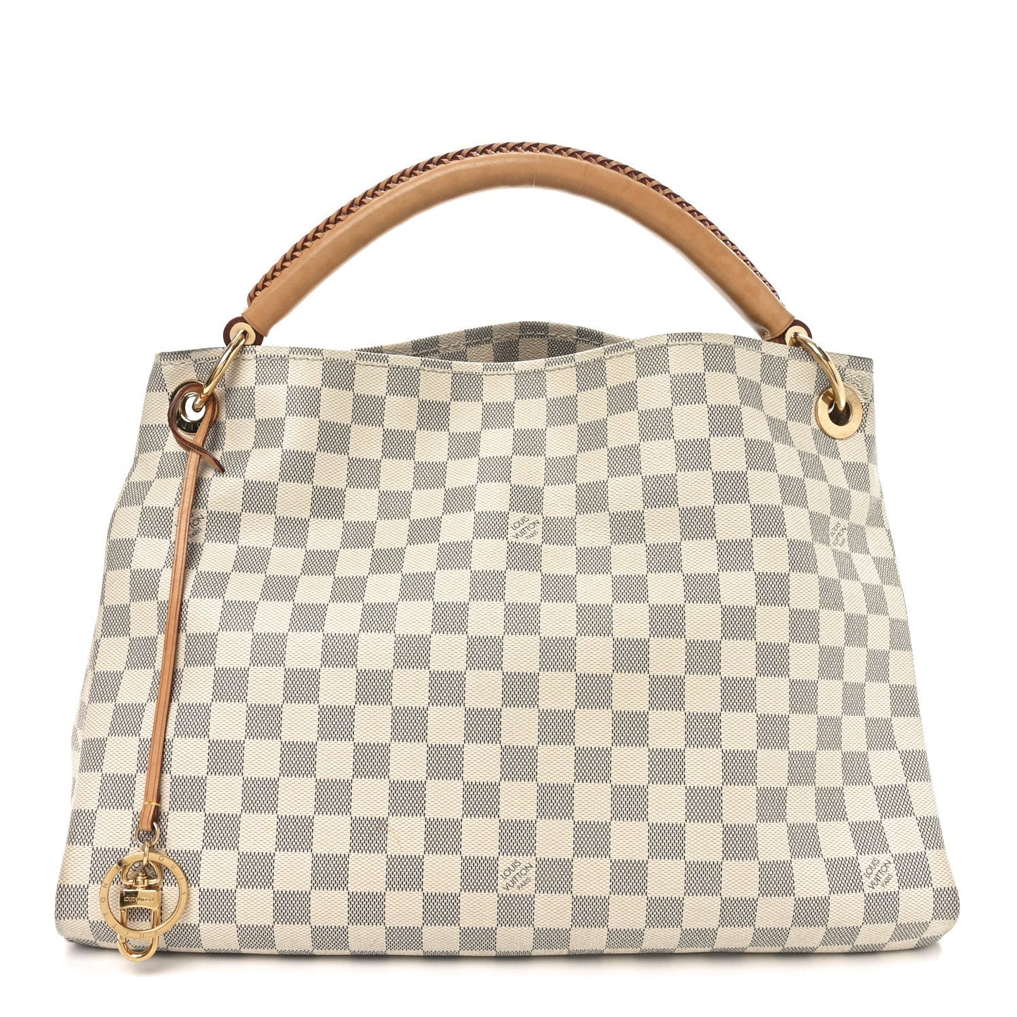 Louis Vuitton Damier Azur Artsy MM Coated Canvas Bag - White & Blue