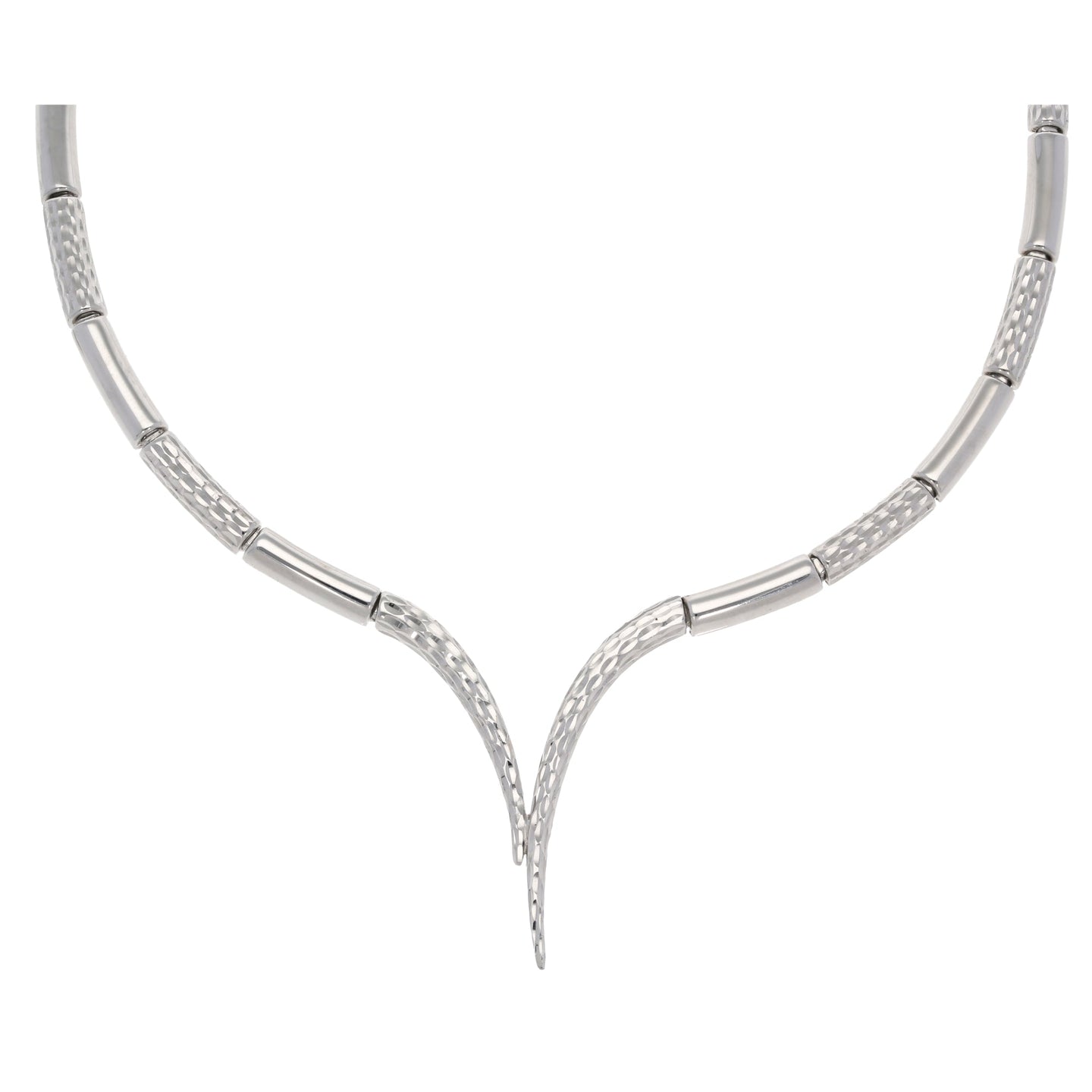 9ct White Gold Fancy Necklace 14