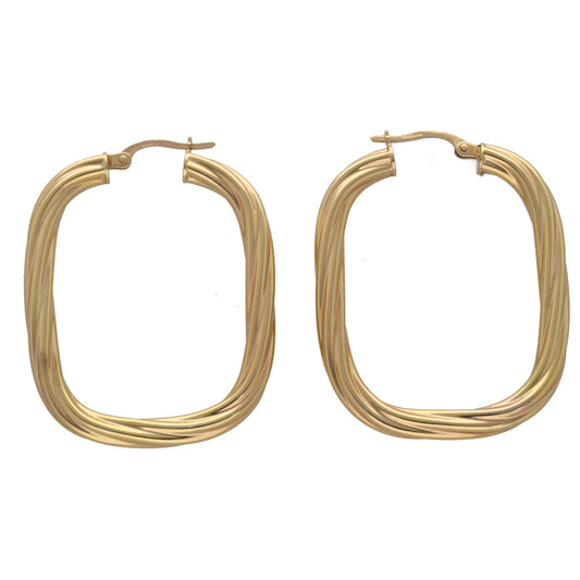 9ct Gold Creole Earrings