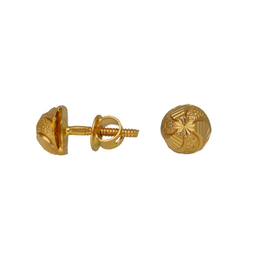 22ct Gold Stud Earrings