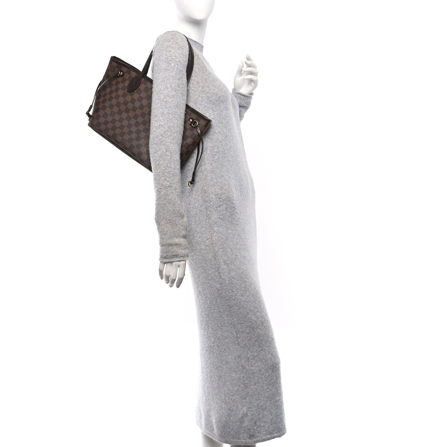 Louis Vuitton Neverfull PM Damier Ebene Coated Canvas Bag - Brown