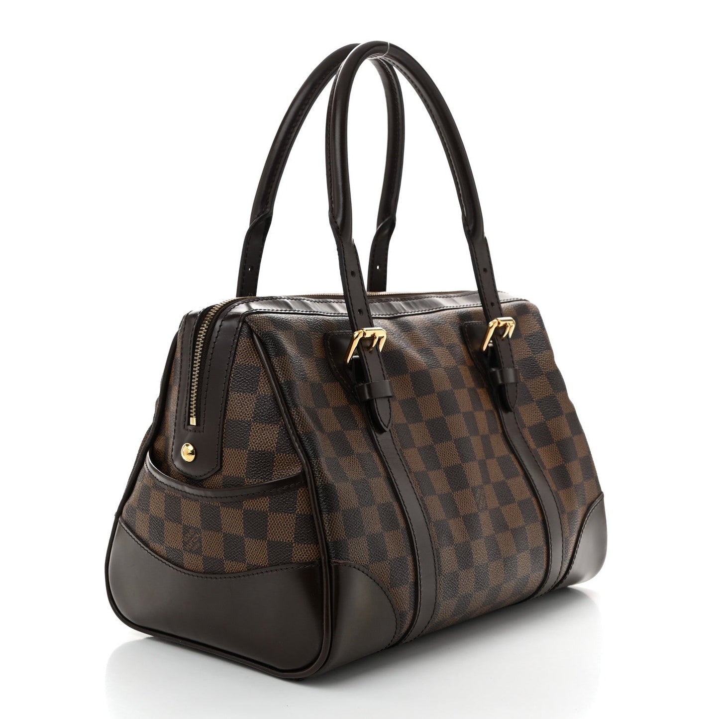 Louis Vuitton Berkeley Damier Ebene Coated Canvas Tote Bag - Brown