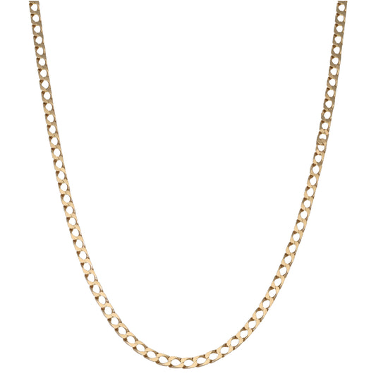 9ct Gold Curb Chain 20"