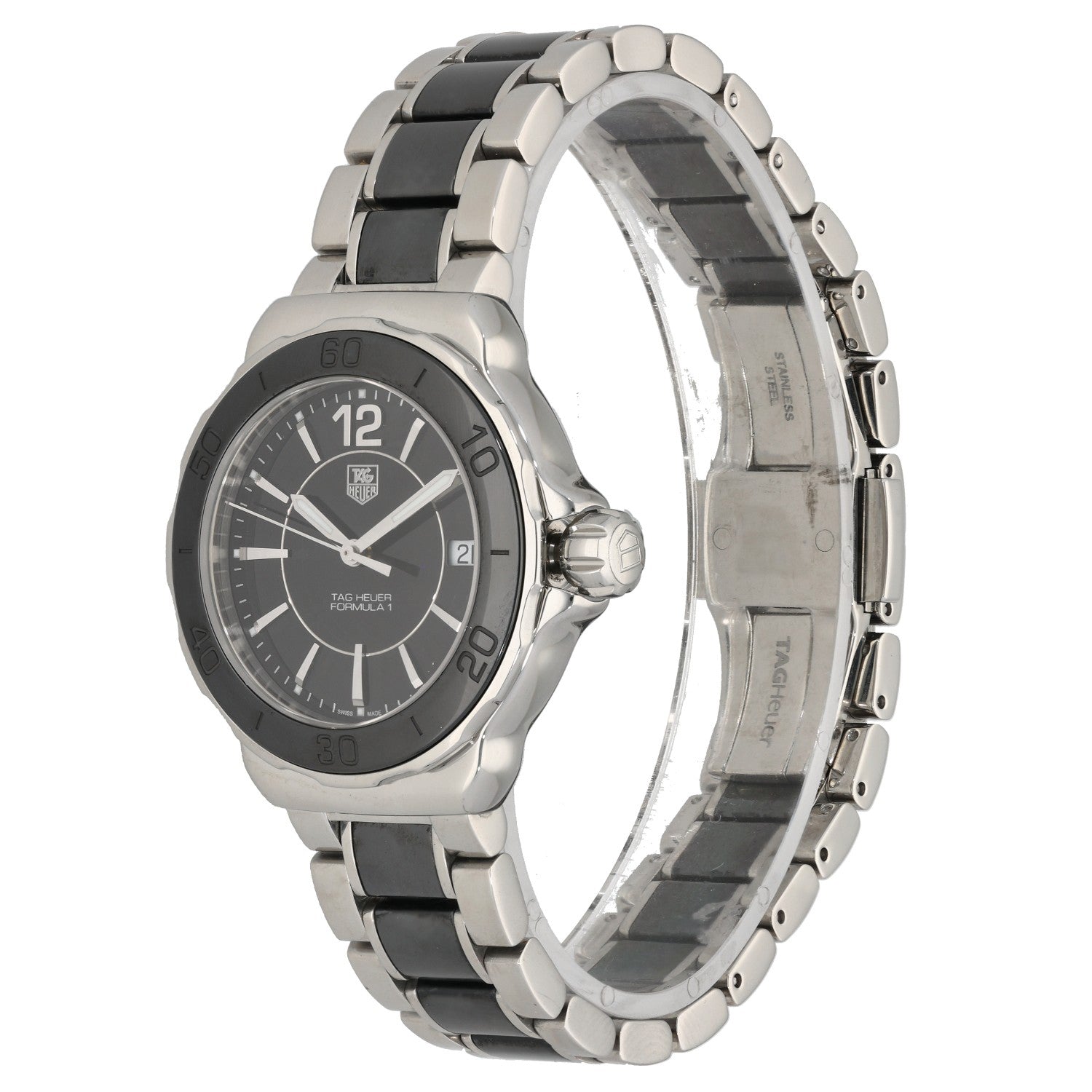 Tag Heuer Formula 1 WAH1210, stainless steel and ceramic, black dial