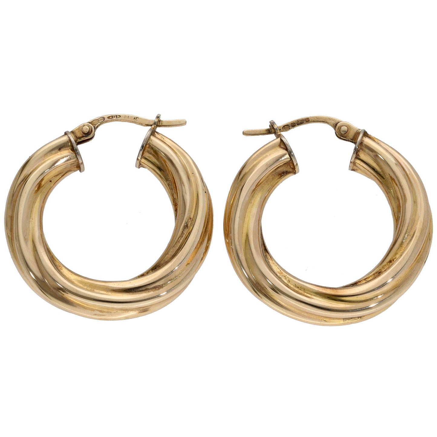9ct Gold Hoop Earrings