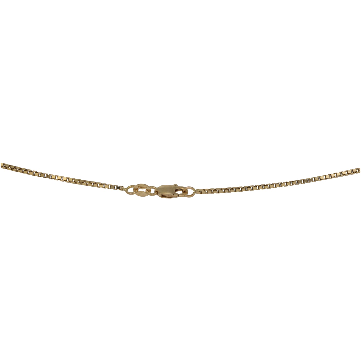 9ct Gold Box Chain 18"