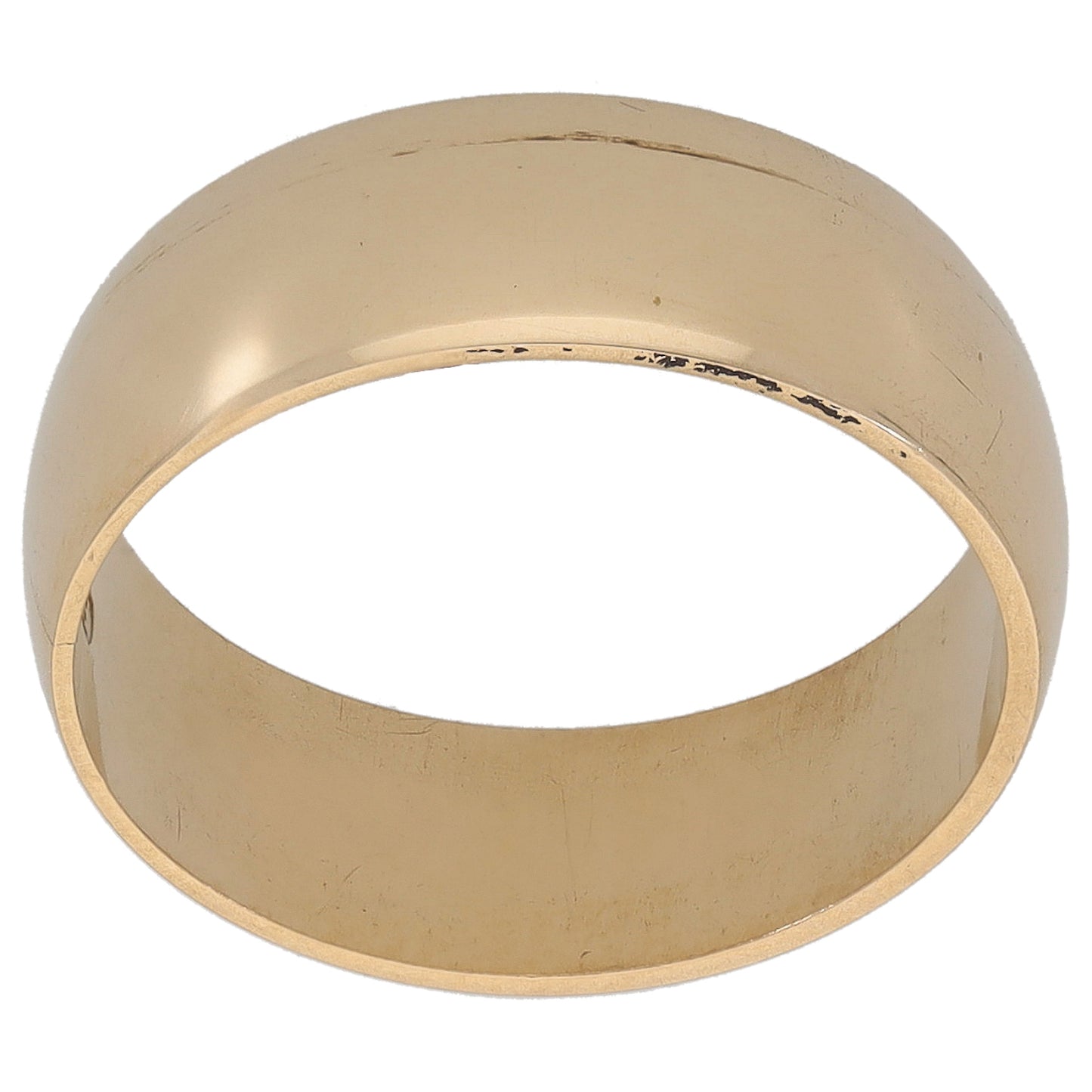 9ct Gold Plain Wedding Ring Size L