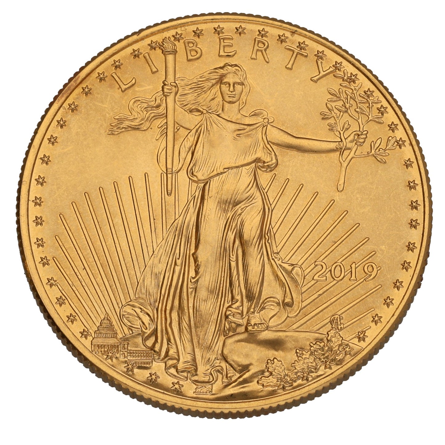 22ct Gold USA Eagle 1 OZ Coin 2019