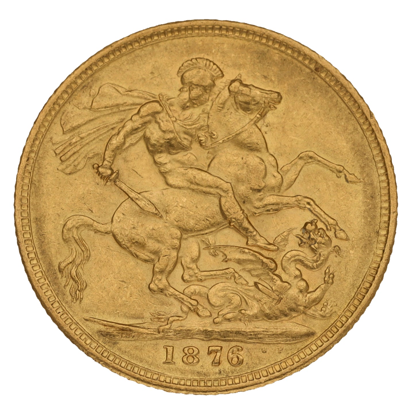 22ct Gold Queen Victoria Full Sovereign Coin 1876