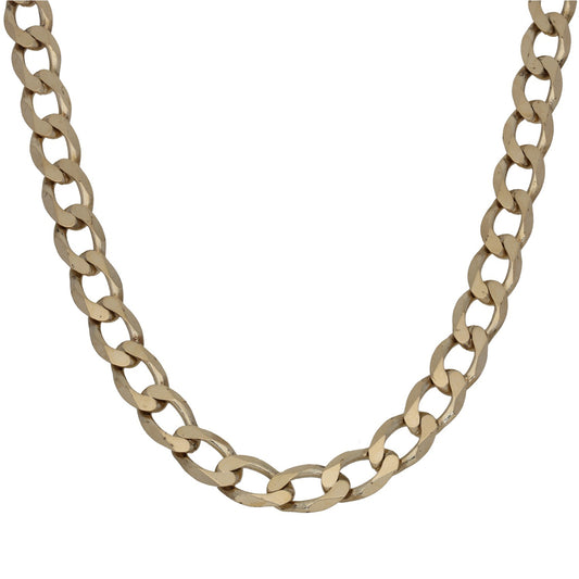 9ct Gold Curb Chain 24"