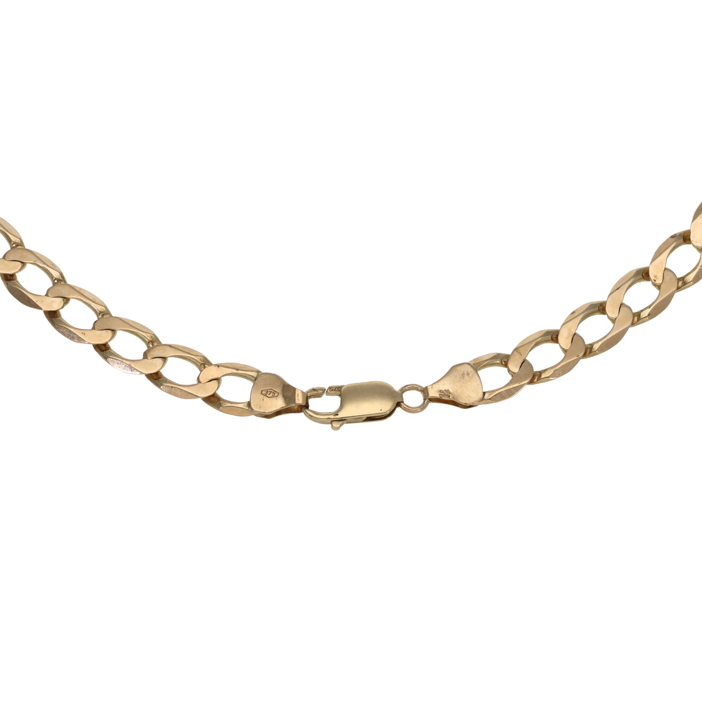 9ct Gold Curb Chain 20"