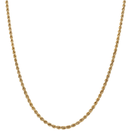 9ct Gold Rope Chain 18"