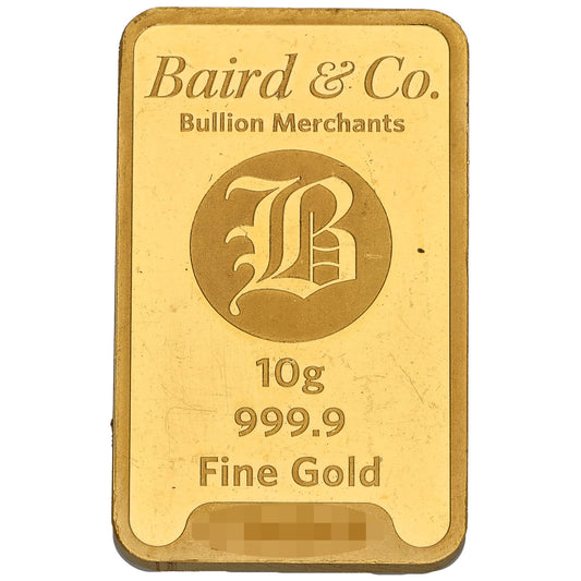 24ct 10g Gold Bar