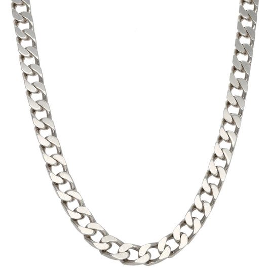 Sterling Silver Curb Chain 20"