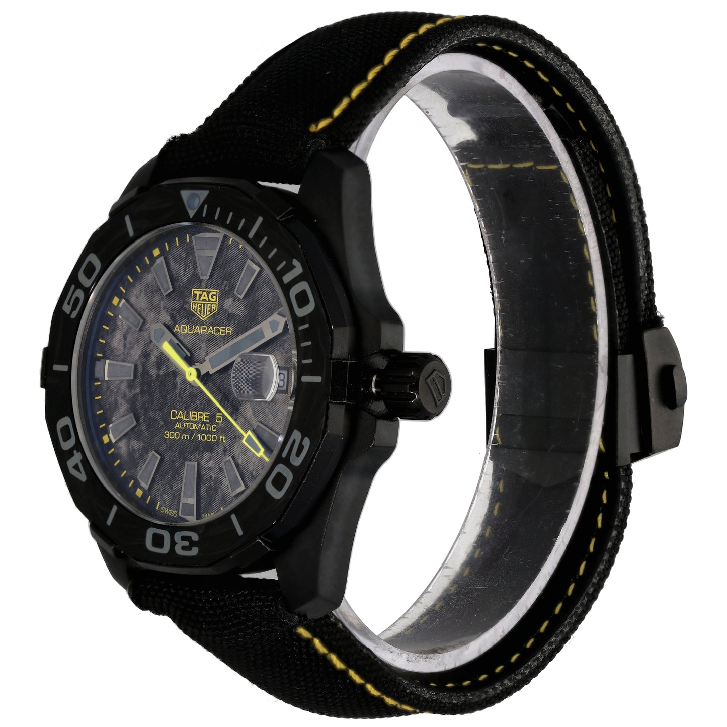 Tag Heuer Aquaracer WBD218B 41mm PVD Titanium & Carbon Watch