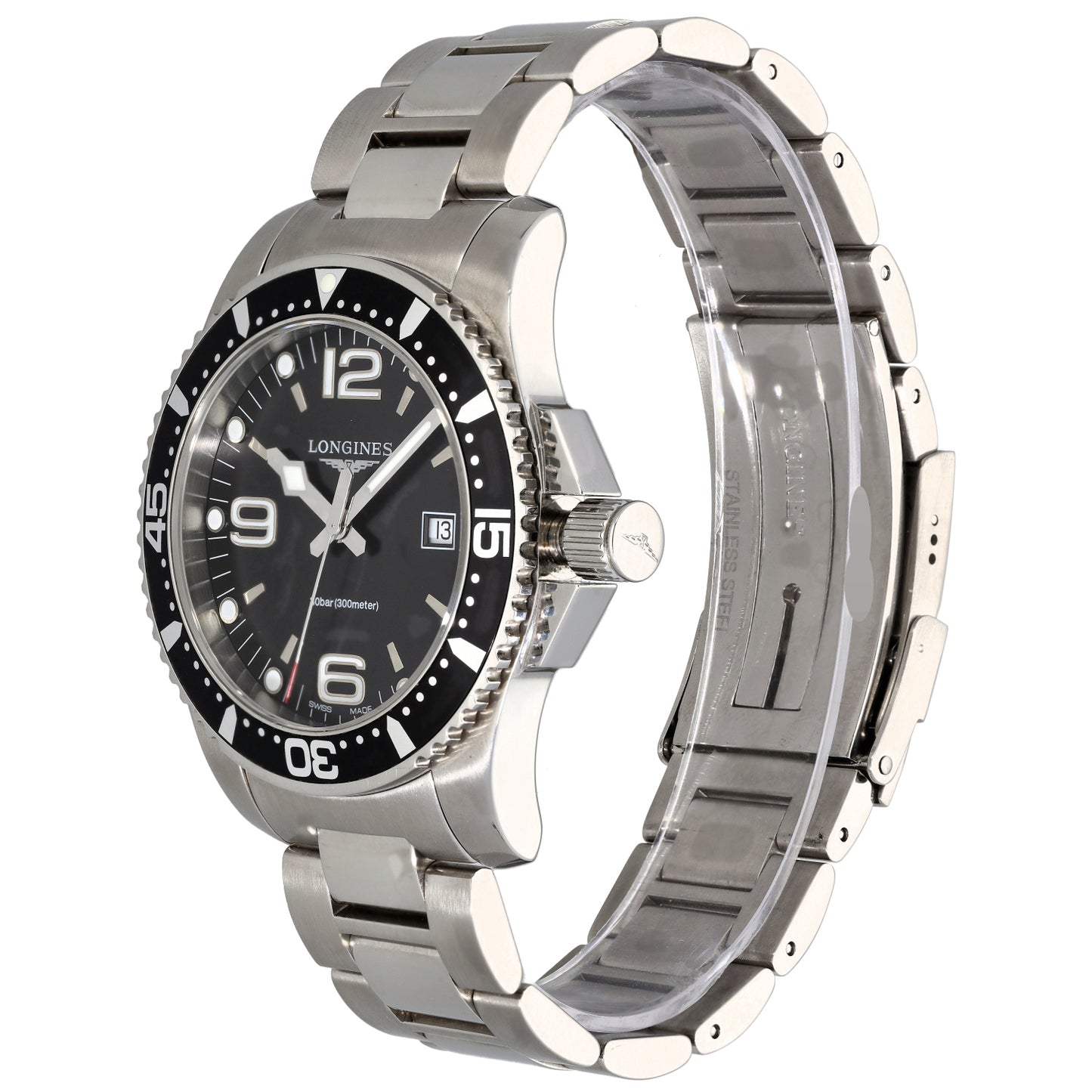 Longines Hydro Conquest L3.840.4 44mm Stainless Steel Watch