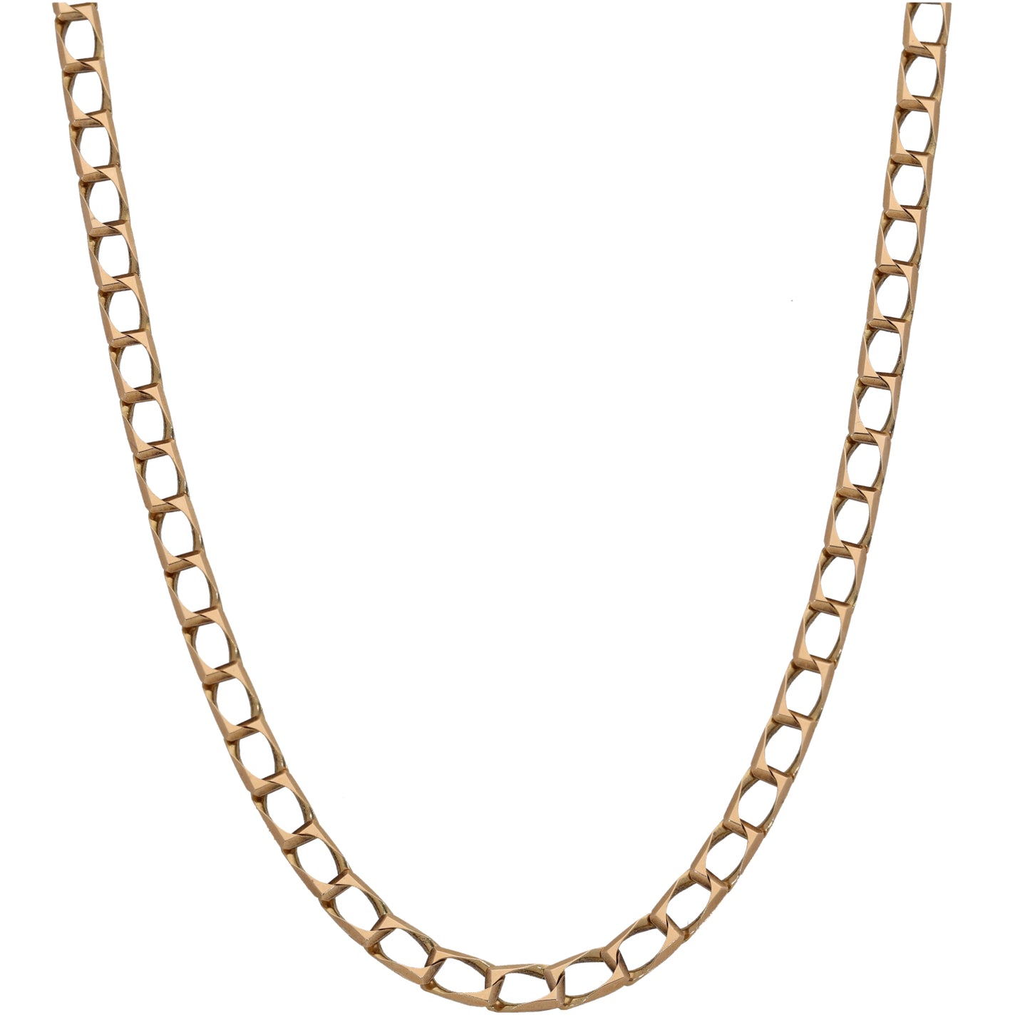 9ct Gold Curb Chain 20"