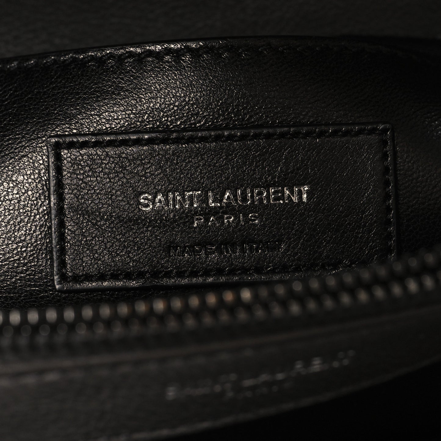 Yves Saint Laurent College Matelasse Leather Bag - Anthracite