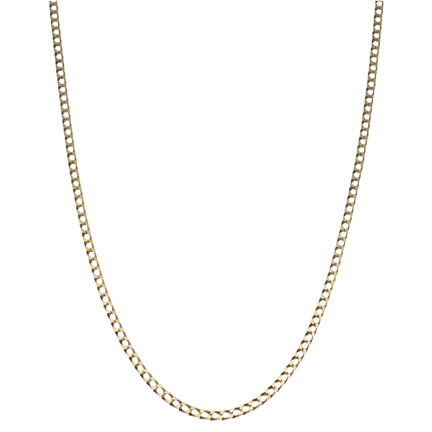 9ct Gold Curb Chain 20"