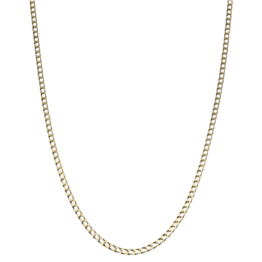 9ct Gold Curb Chain 20"