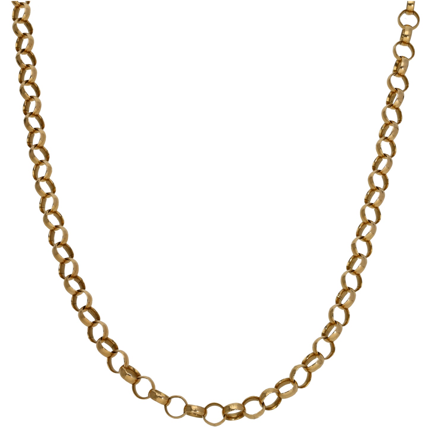 9ct Gold Belcher Chain 22"