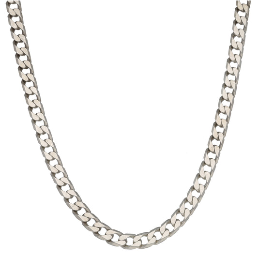 Sterling Silver Curb Chain 19"