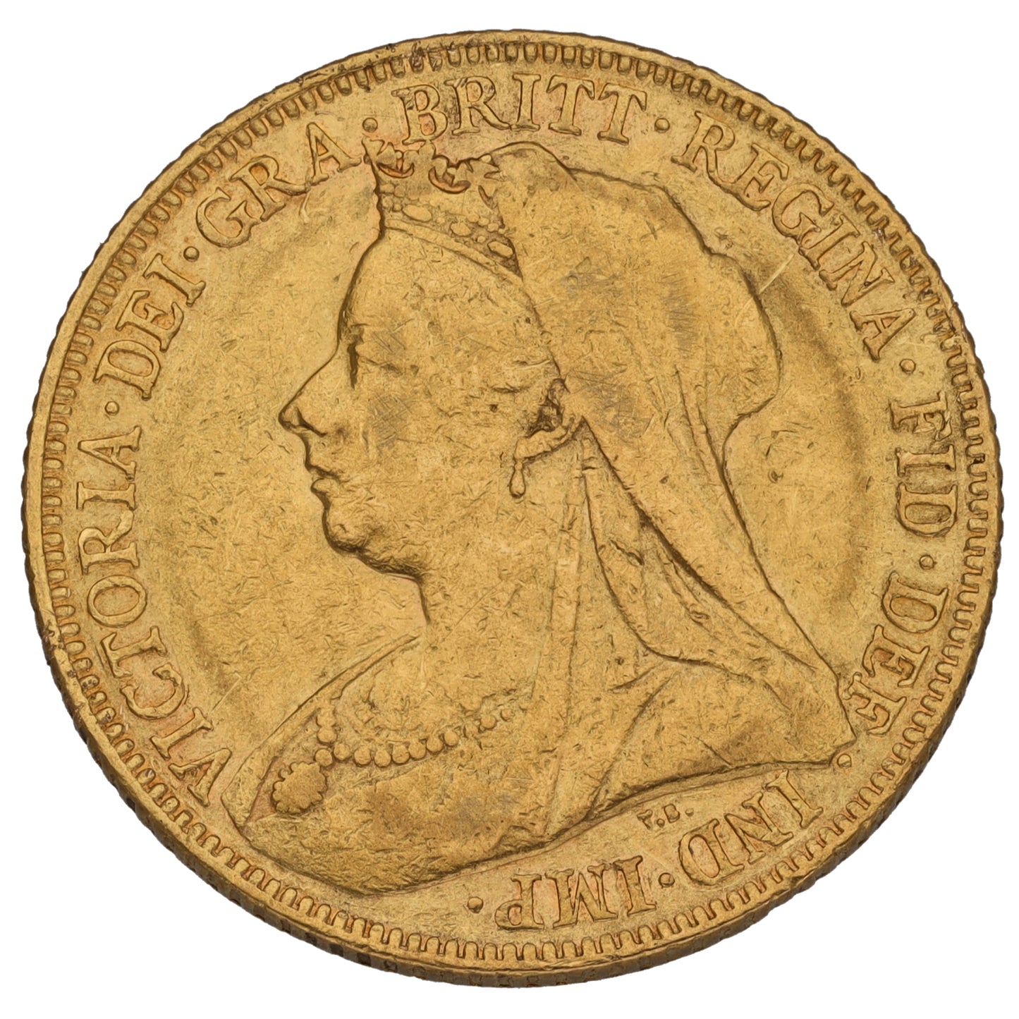 22ct Gold Queen Victoria Full Sovereign Coin 1901