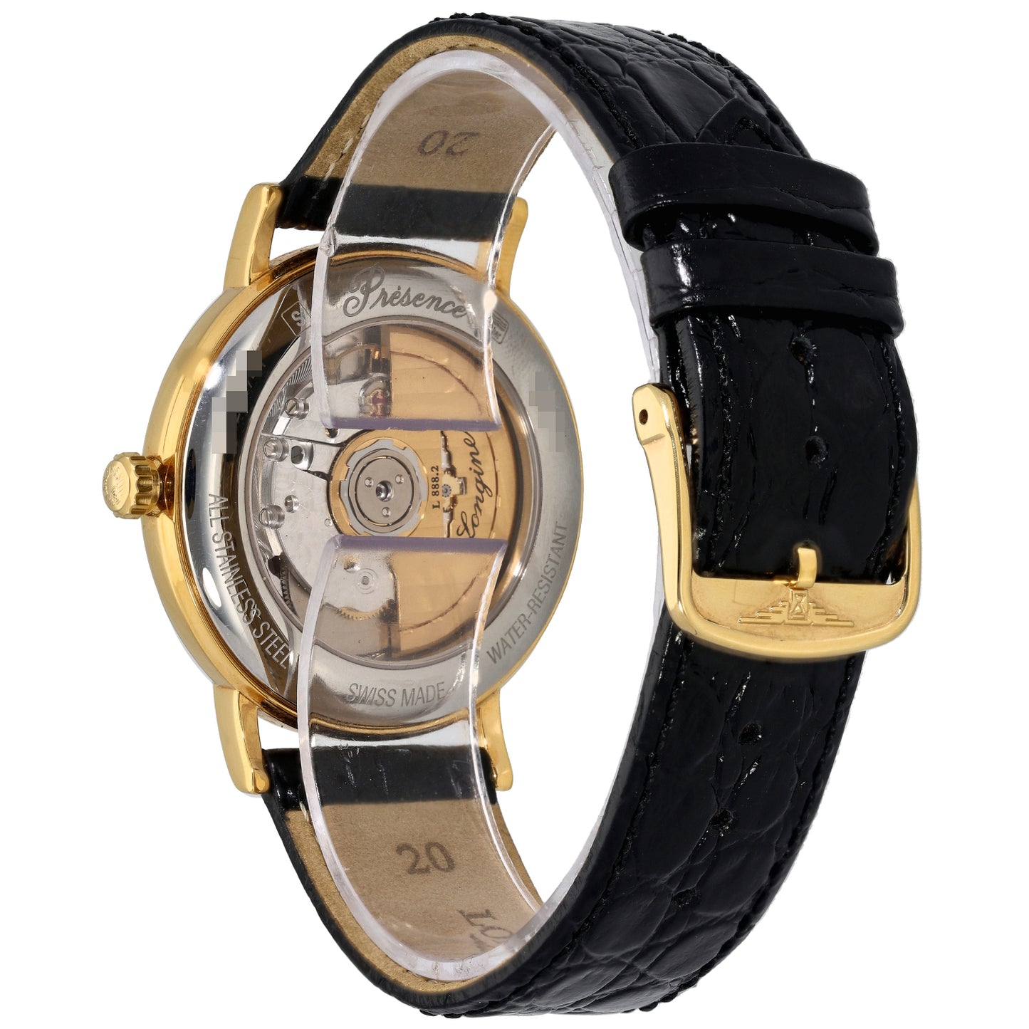 Longines Presence L4.921.2 38.5mm Gold Plated Watch