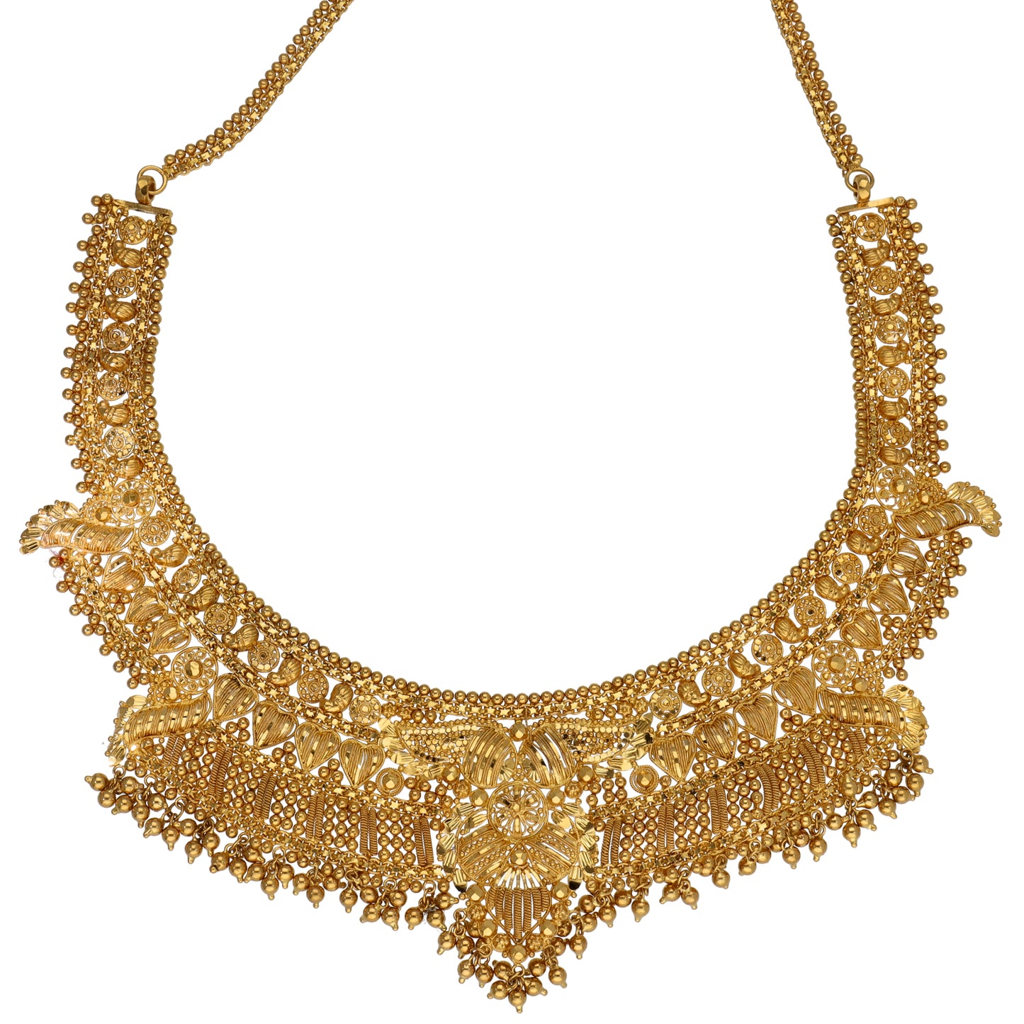 22ct Gold Fancy Necklace 14"