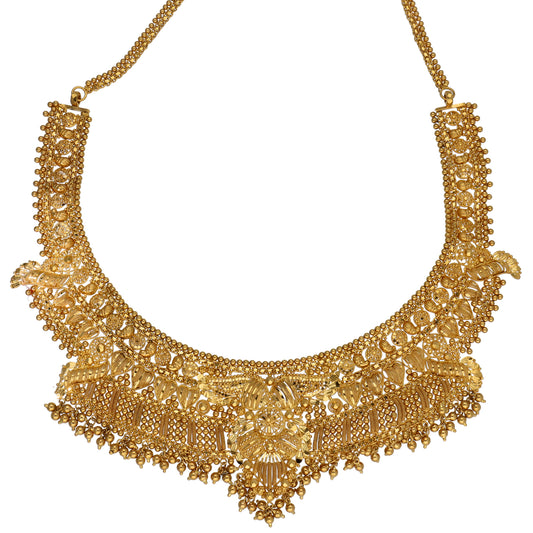 22ct Gold Fancy Necklace 14"