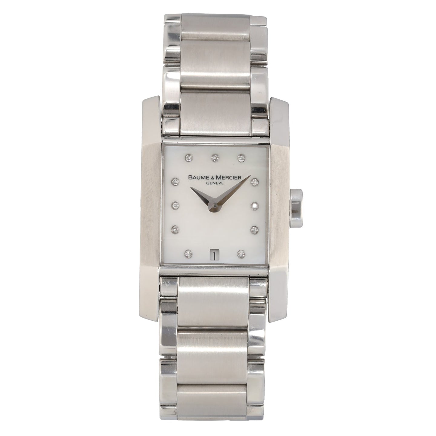 Baume Et Mercier Hampton 65488 22mm Stainless Steel Watch