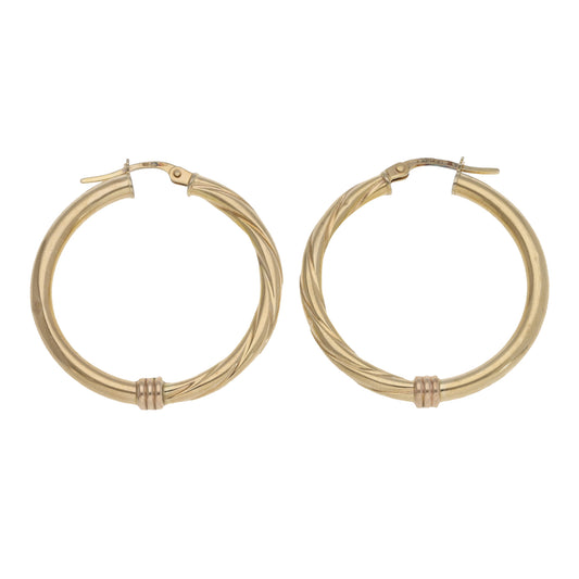 9ct Gold Hoop Earrings