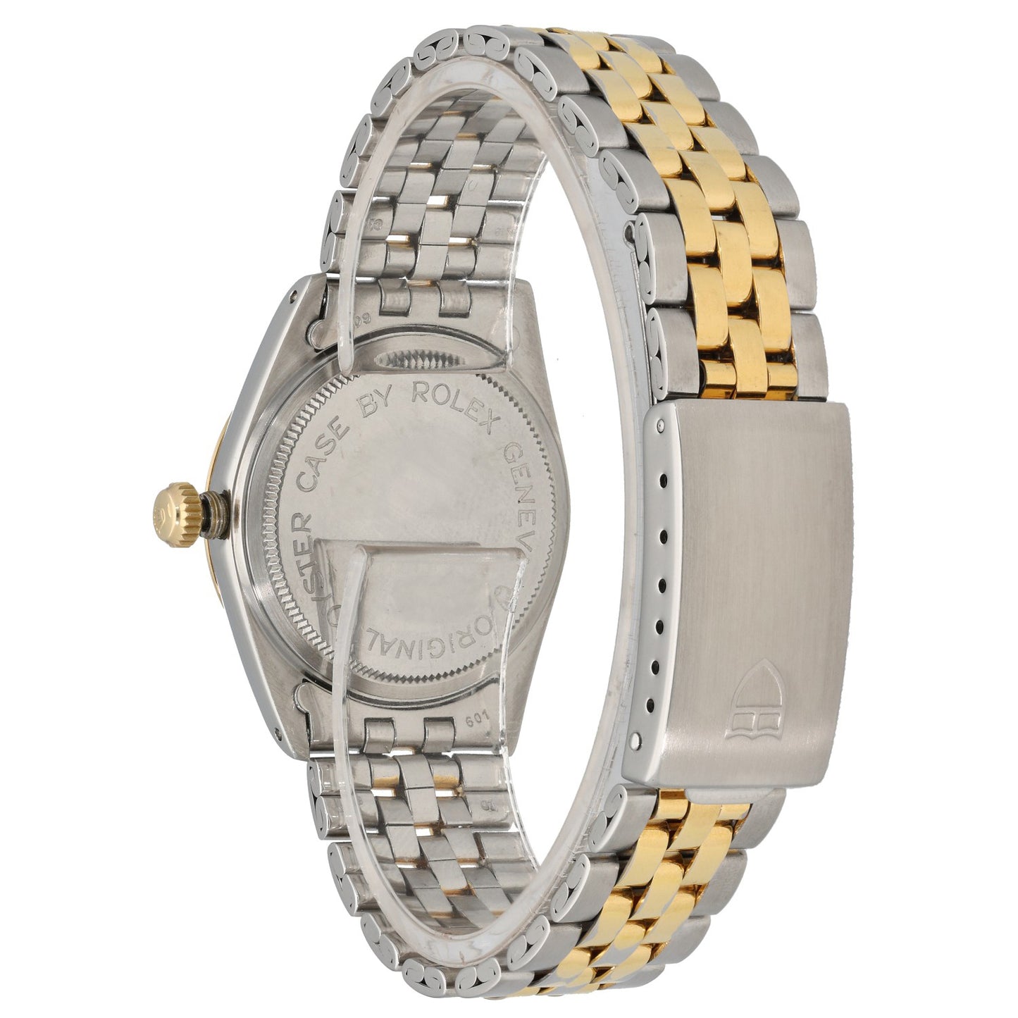 Tudor Prince Oysterdate 72033, stainless steel and gold bracelet, caseback and clasp image