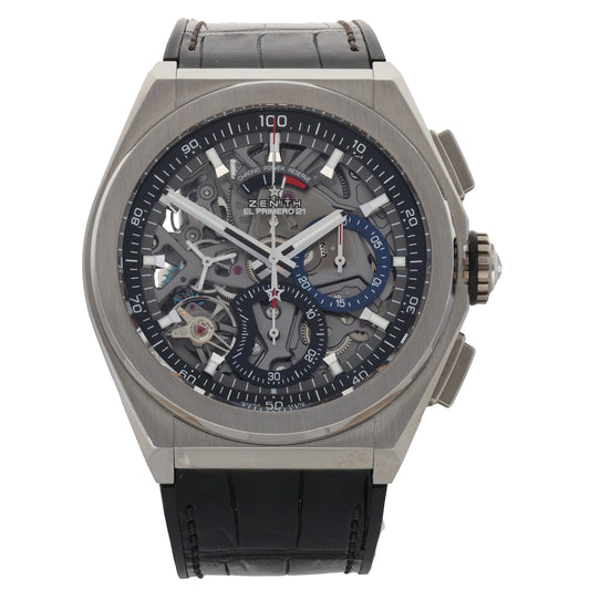 Zenith Defy El Primero 21 95.9000.9004/78.R582 44mm Titanium Watch (Ex-Display)