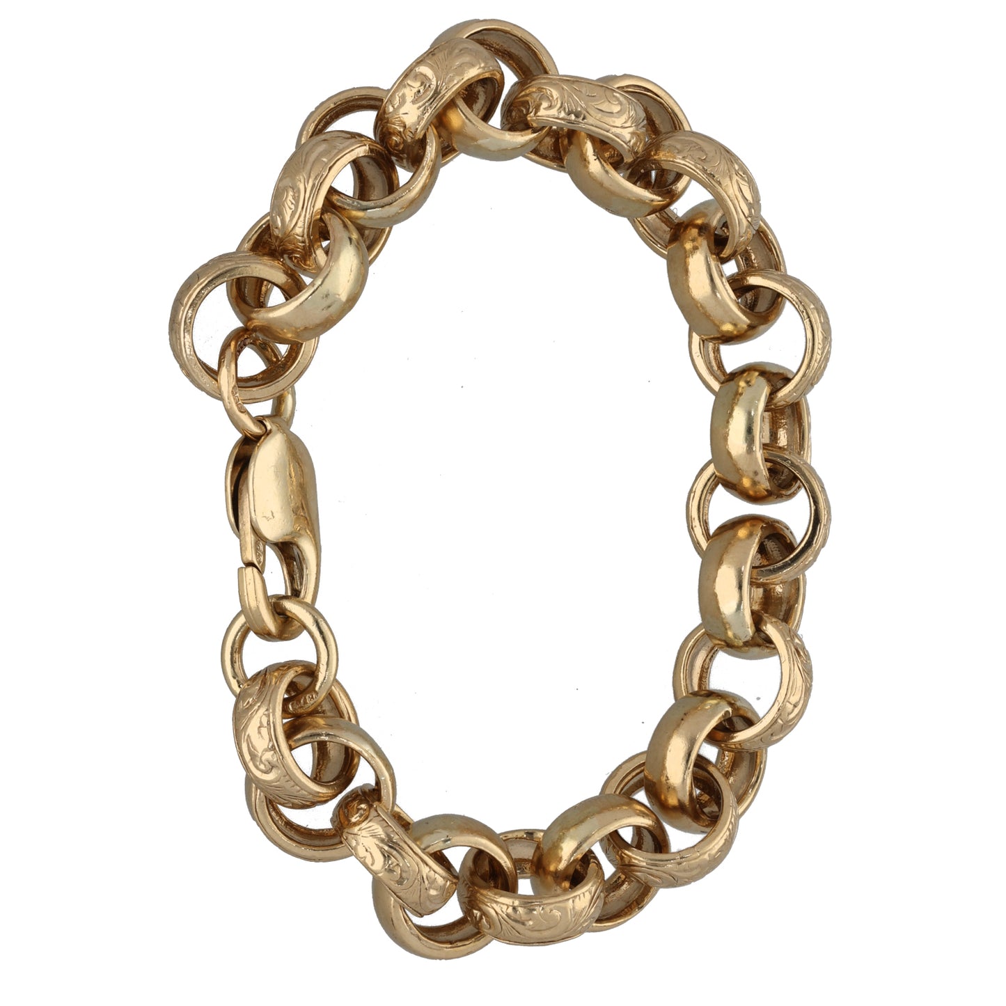 9ct Gold Belcher Bracelet