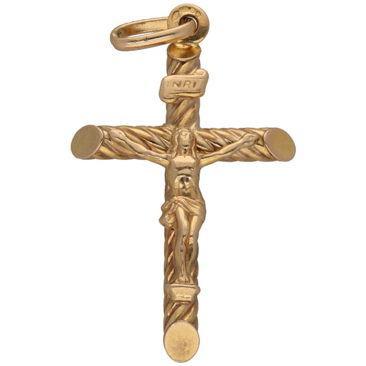 9ct Gold Crucifix Pendant