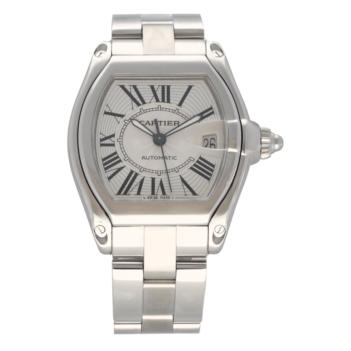 Cartier Roadster W62025V3 38mm Stainless Steel Watch