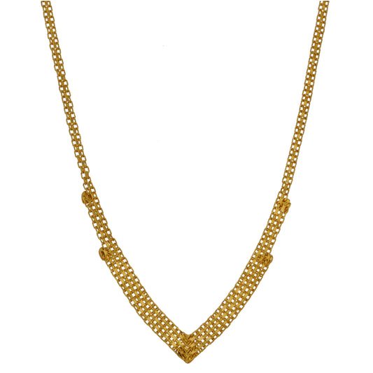 22ct Gold Fancy Necklace 16"