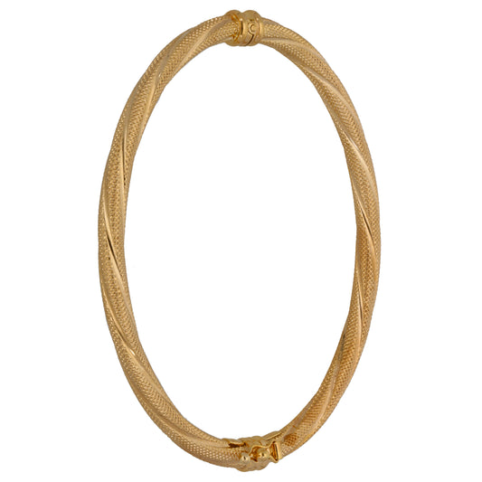 9ct Gold Hinged/Clasp Bangle
