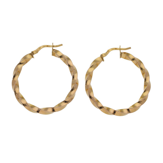 9ct Gold Hoop Earrings