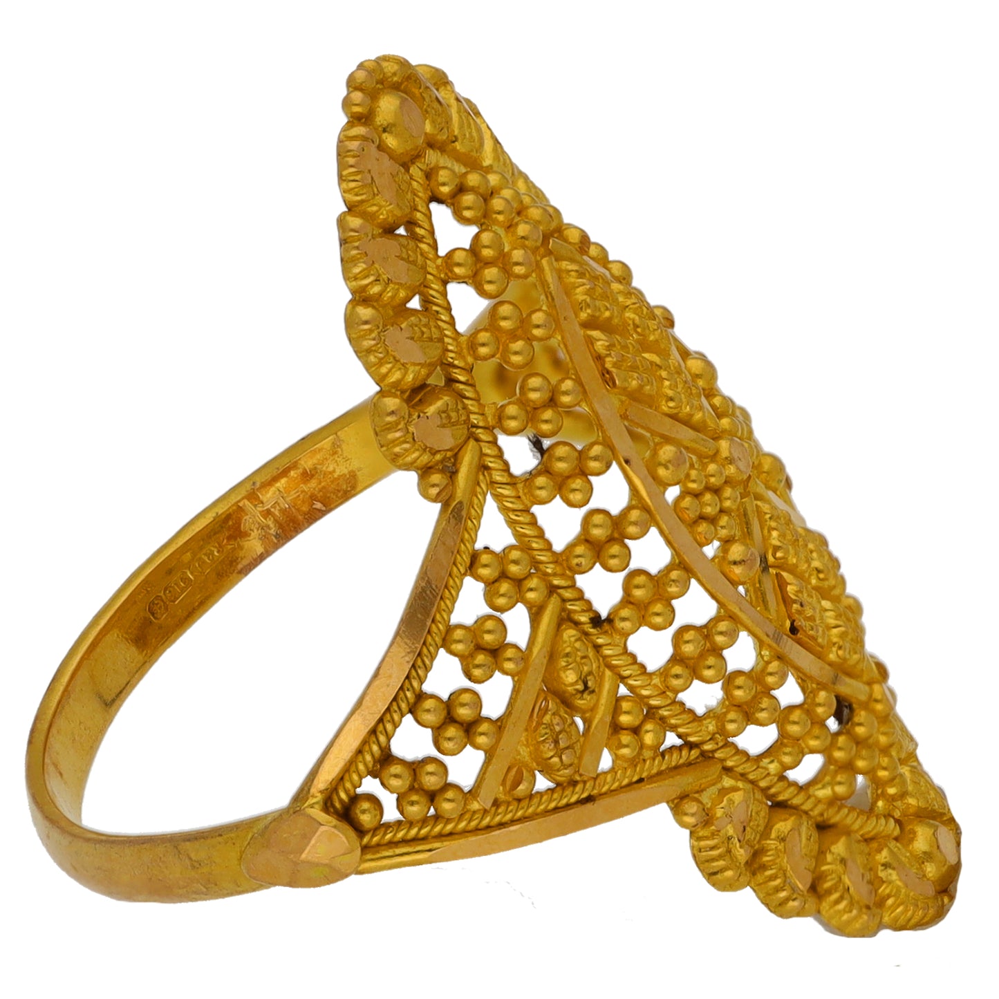 22ct Gold Dress/Cocktail Ring Size M