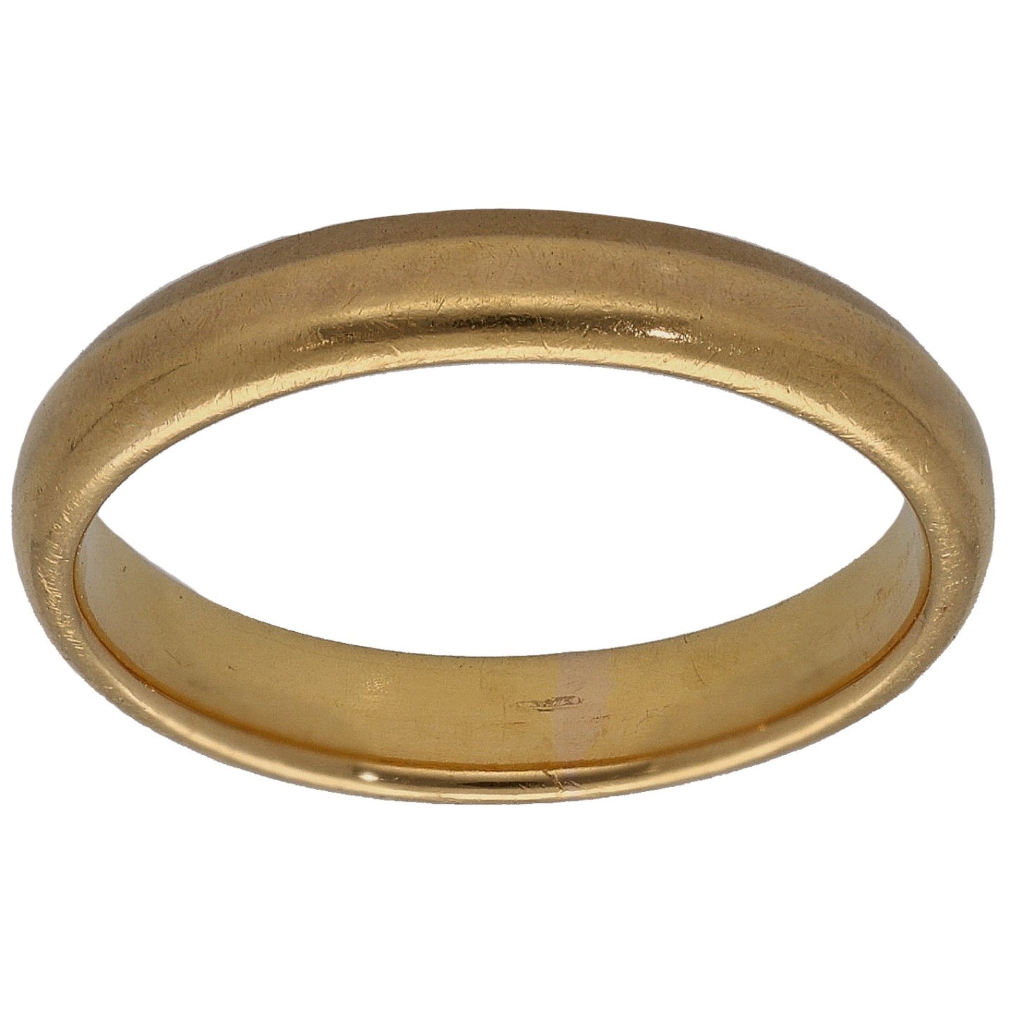 22ct Gold Plain Wedding Ring Size K