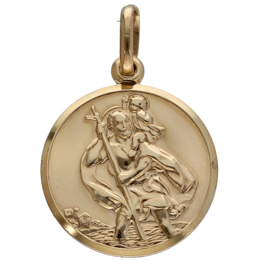 9ct Gold St Christopher Pendant