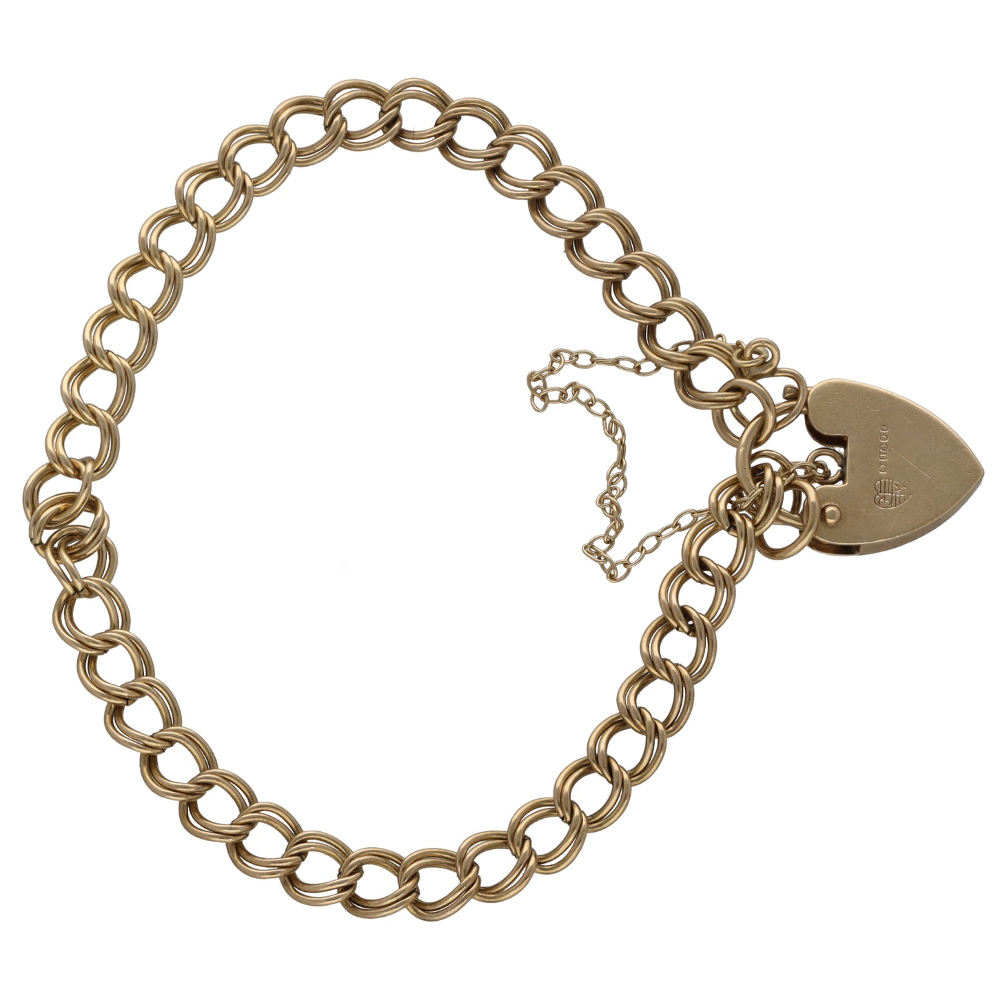 9ct Gold Gate Bracelet