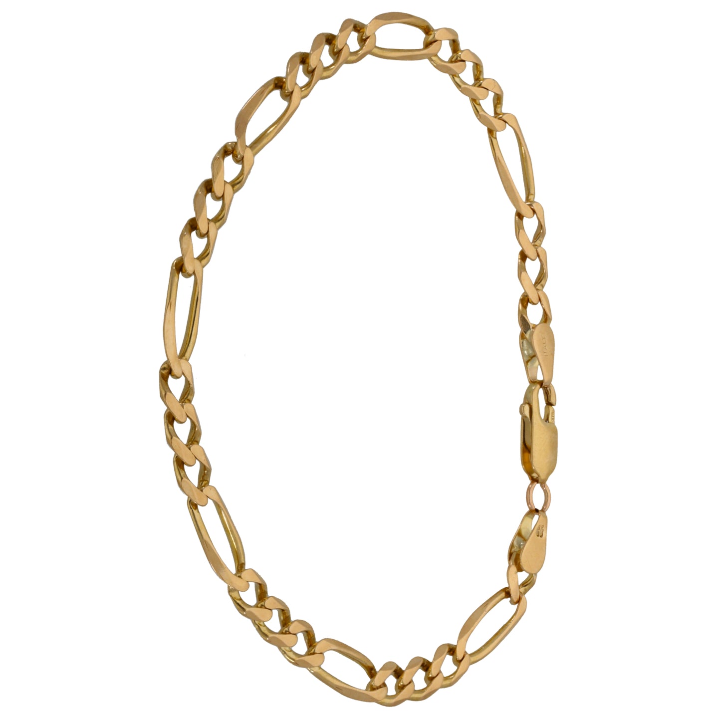 9ct Gold Figaro Bracelet