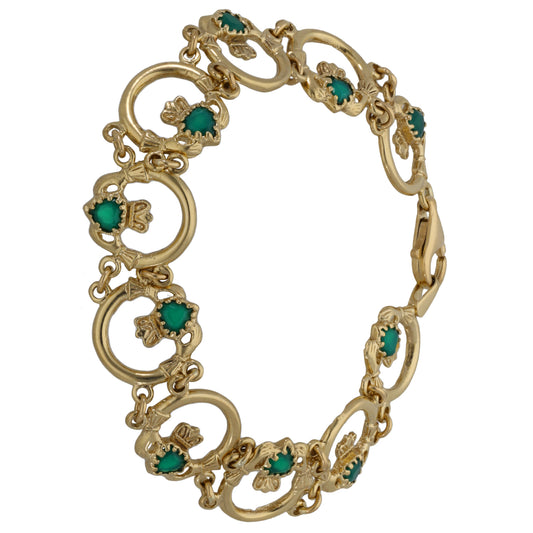 9ct Gold Agate Alternative Bracelet