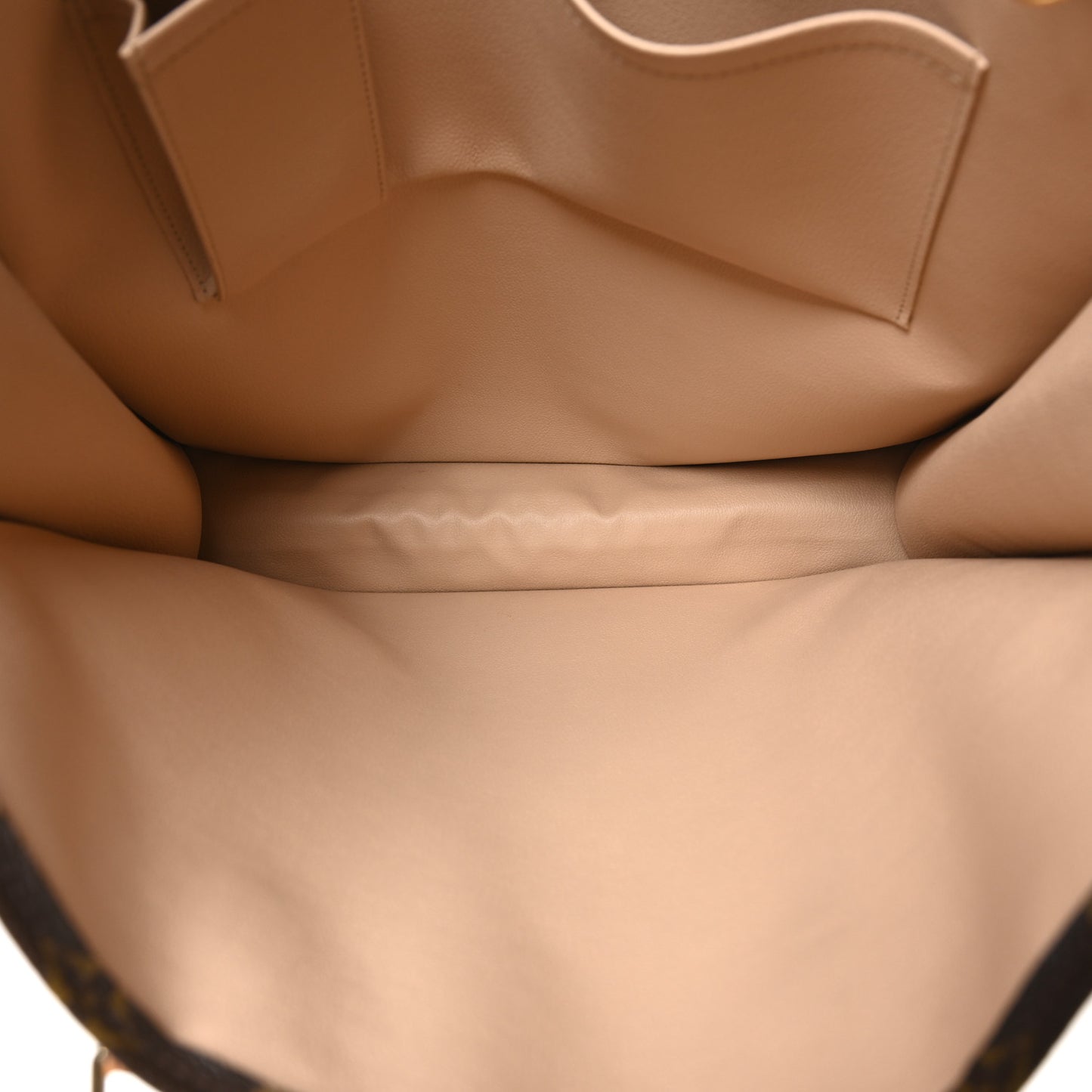 Louis Vuitton Sac Plat Monogram Coated Canvas Bag - Brown