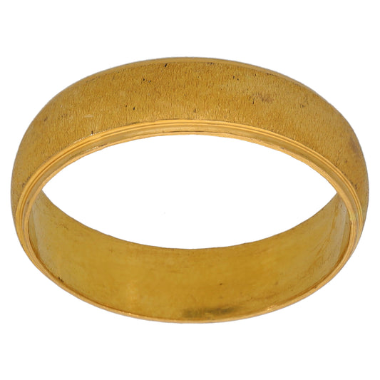 22ct Gold Plain Wedding Ring Size T