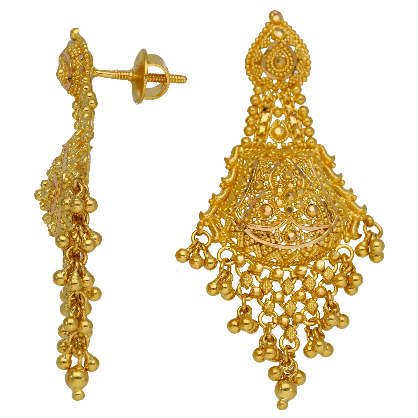 22ct Gold Dress/Cocktail Earrings