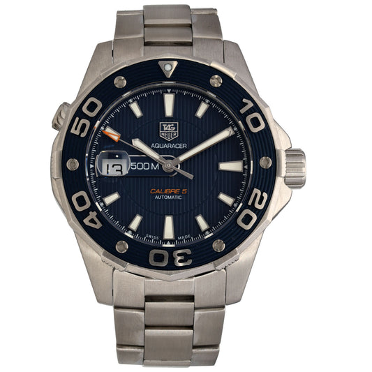 Tag Heuer Aquaracer WAJ2112 43mm Stainless Steel Watch